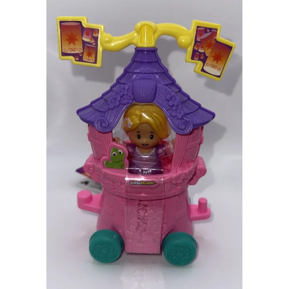 Fisher Price Little People RAPUNZEL Disney Princess Parade Float & Figure - NEW!